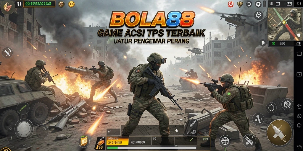 Tangkapan layar BOLA88 menampilkan pertempuran seru dalam gameplay TPS.