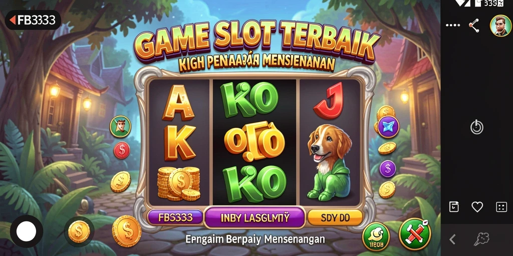 Screenshot gameplay FB333 dengan tampilan Slot yang menarik.