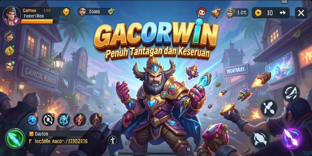 Tampilan utama gameplay GACORWIN yang menarik dan penuh aksi.