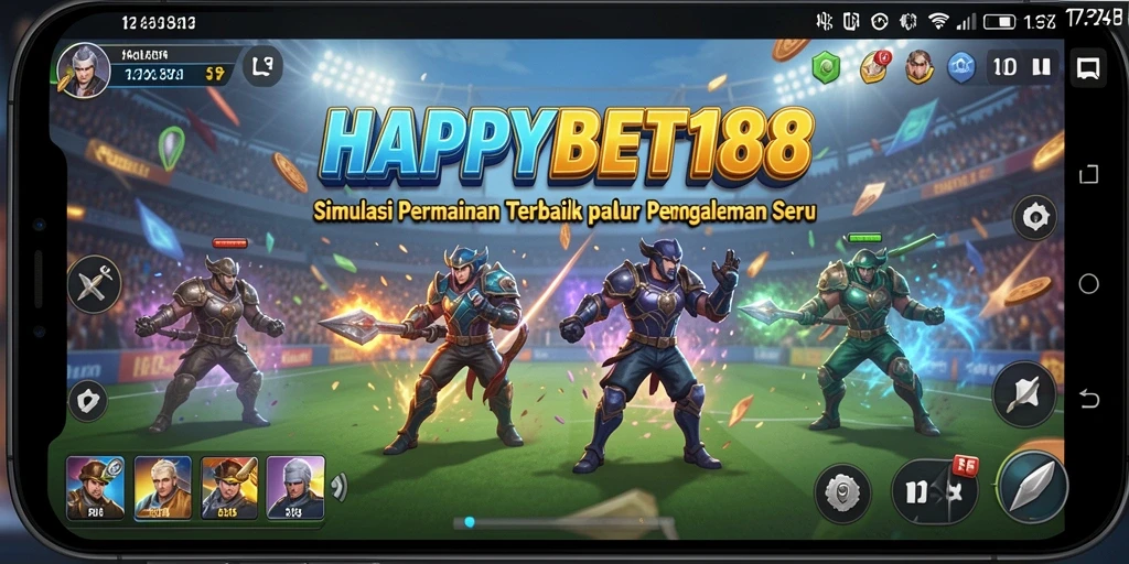Tampilan gameplay <strong>HAPPYBET188</strong> dengan interaksi pemain yang seru.