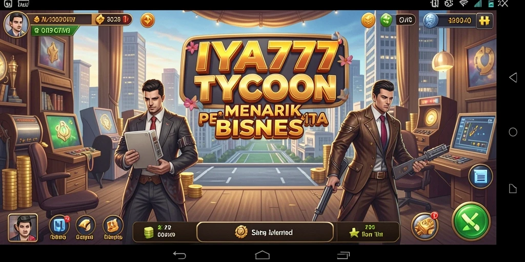 Screenshot utama IYA777 dengan gameplay Tycoon yang menarik.
