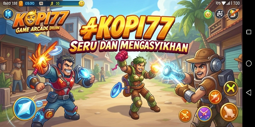 Screenshot KOPI77 menampilkan gameplay seru dengan grafik menawan.