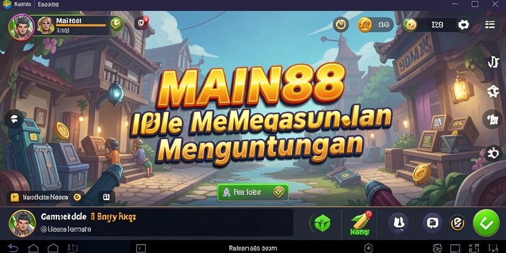 Screenshot gameplay MAIN88 menampilkan aksi karakter dalam permainan Idle.