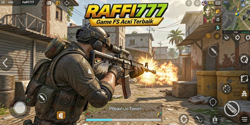 Gameplay mendebarkan RAFFI777 dalam aksi penuh aksi.
