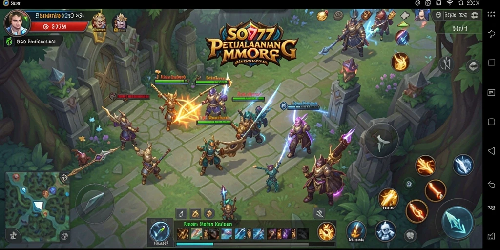 Tampilan gameplay menarik di dunia MMORPG SOV777.