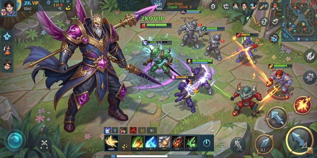 Tampilan gameplay seru dalam ZK9VIP dengan strategi mendalam.
